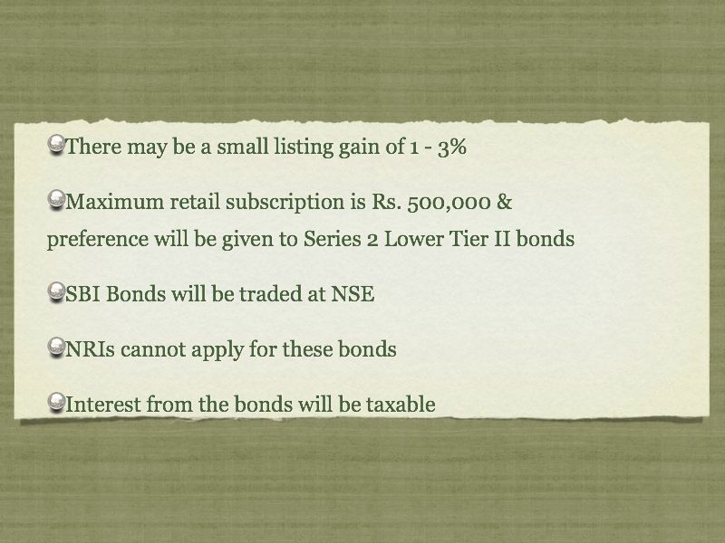 SBI Retail Bonds FAQ