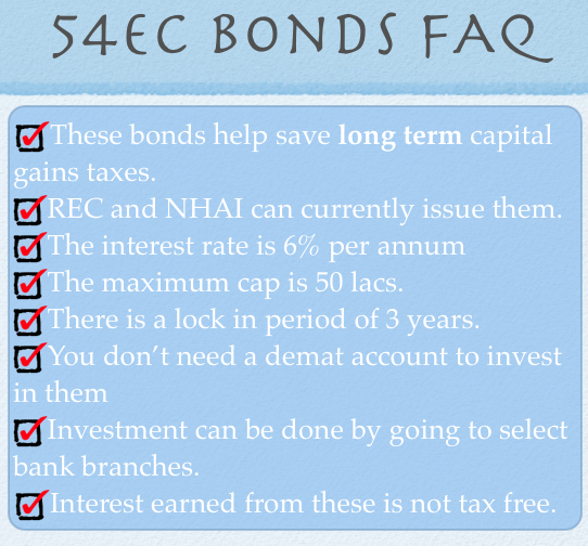 54EC Bonds FAQ