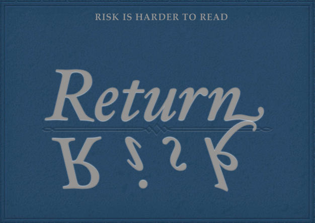Risk is harder to read