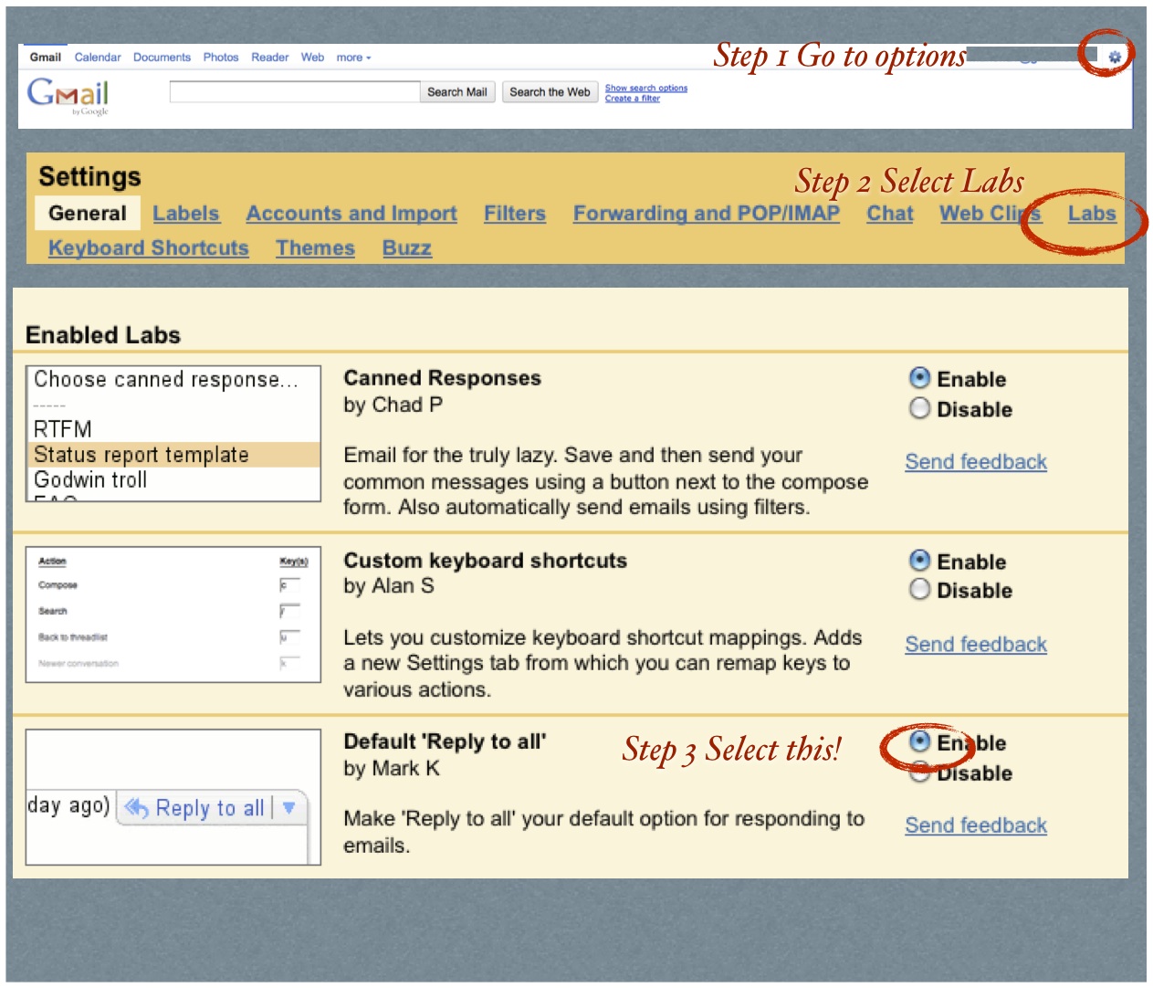 Gmail Enable Reply to All Gmail Enable Reply to All