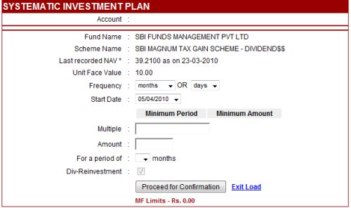 "Systematic Investment Plan"