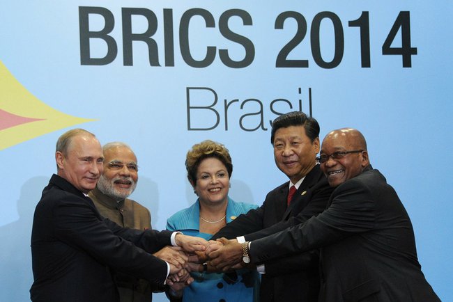 What is the BRICS Bank that K V Kamath just became the president of?